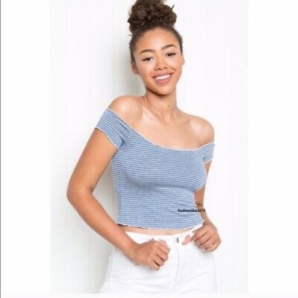 Brandy Melville Striped Jessie Top